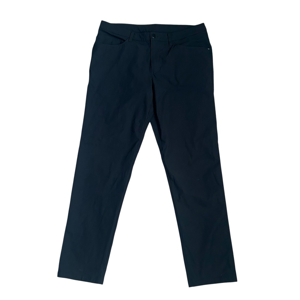 Lululemon ABC Pant Slim Fit Warpstreme Black Mens Size 34 LM5A26S